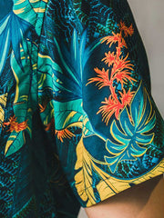 ハワイアン スタイルプリント半袖シャツ