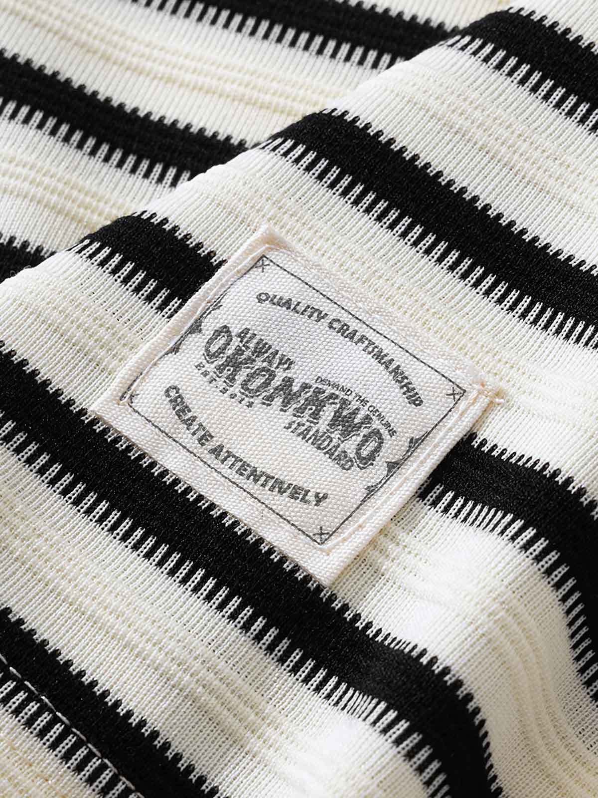 タンクパターン280gヘビーウェイトストライプTシャツ詳細図