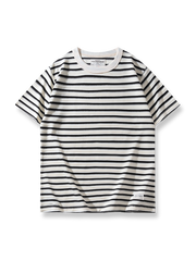 タンクパターン280gヘビーウェイトストライプTシャツ正面図