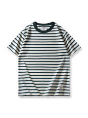 タンクパターン280gヘビーウェイトストライプTシャツ正面図