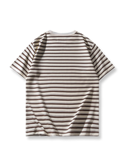 タンクパターン280gヘビーウェイトストライプTシャツ正面図