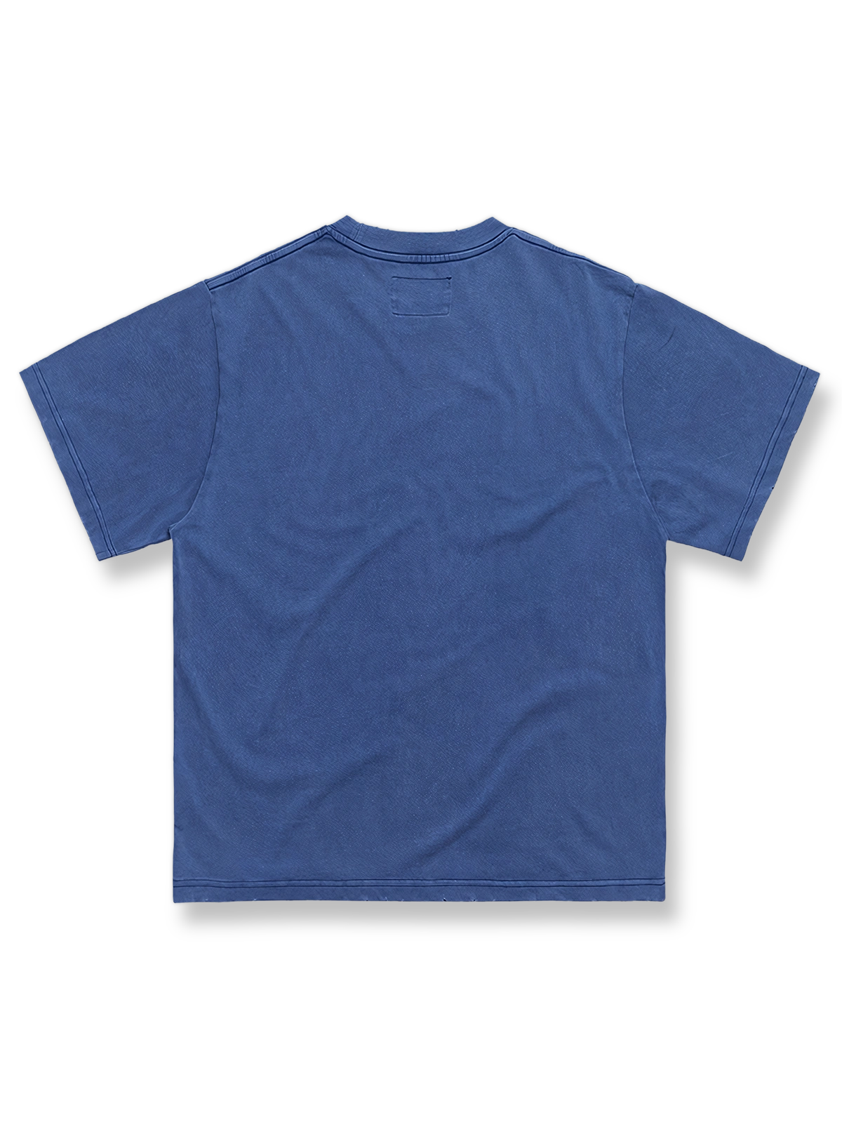 ツインヤーンロングステープルコットンヴィンテージウォッシュTシャツの正面図