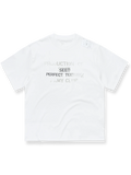 【予約】ウォッシュドピマコットンスローガンTシャツ