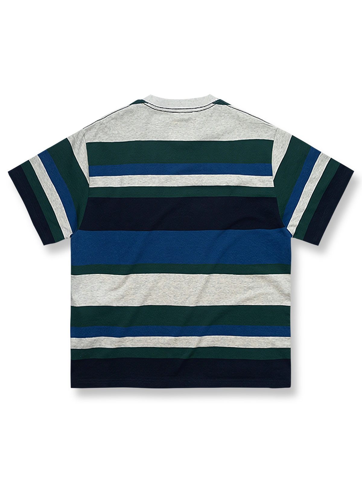 ストライプショートスリーブTシャツの正面図