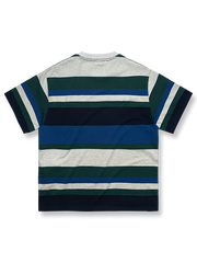 ストライプショートスリーブTシャツの正面図