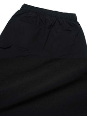 高温定型イージーウエストストレート薄手ショーツ細部図