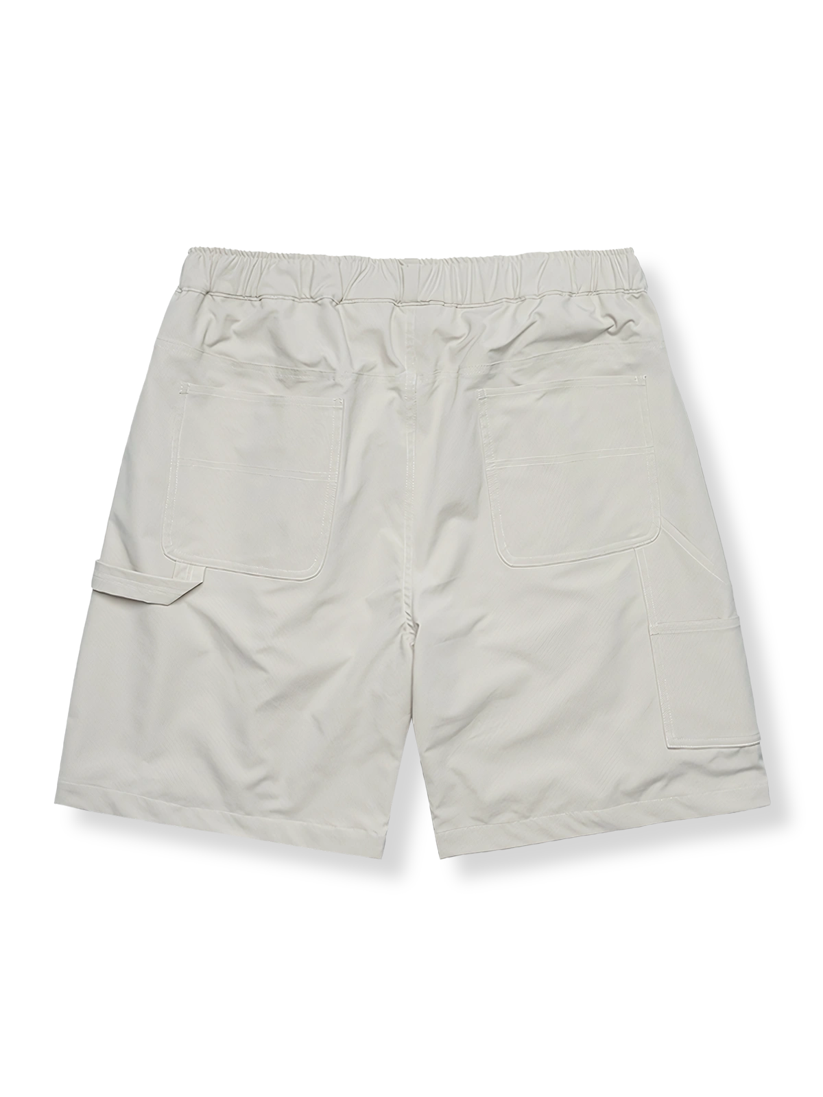 高温定型イージーウエストストレート薄手ショーツ正面図