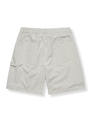 高温定型イージーウエストストレート薄手ショーツ正面図