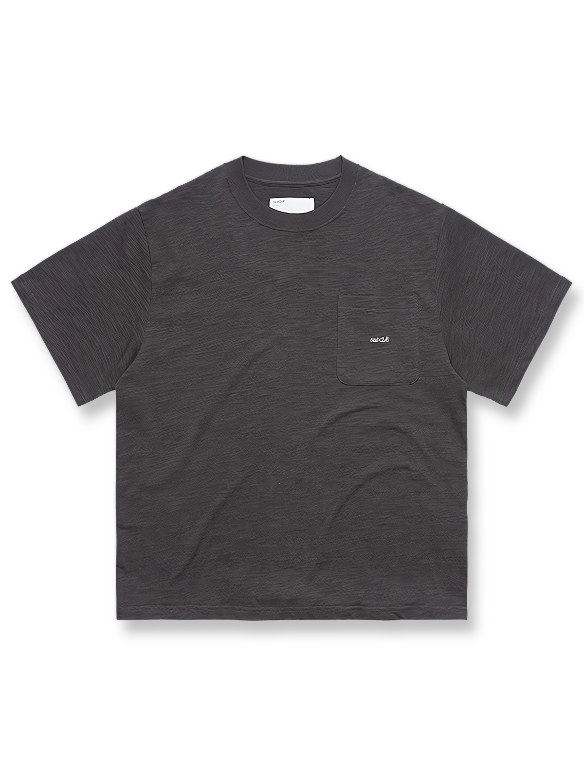 スラブコットン半袖Tシャツ正面図