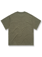 スラブコットン半袖Tシャツ正面図