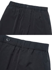 涼感快適ナイロンワイドパンツ