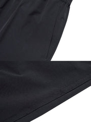 涼感快適ナイロンワイドパンツ