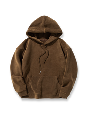 製品画像:
5色のカラーバリエーションが揃った厚手裏起毛フード付きパーカー。柔らかく肌に優しい手触りで、通気性も良好。寒い季節にぴったりな保温性を提供し、ゆったりとしたシルエットで快適な着心地。クラシックで実用性とファッション性を兼ね備えたデザイン。
詳細画像:
厚手の裏起毛素材を使用したフード付きパーカー。ポリエステル素材で作られており、肌に優しく、保温性が高い。ドローコード付きのフードデザインで、機能性とトレンド感を両立。