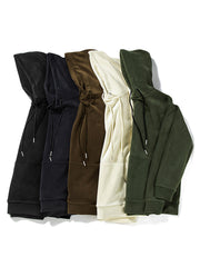 製品画像:
5色のカラーバリエーションが揃った厚手裏起毛フード付きパーカー。柔らかく肌に優しい手触りで、通気性も良好。寒い季節にぴったりな保温性を提供し、ゆったりとしたシルエットで快適な着心地。クラシックで実用性とファッション性を兼ね備えたデザイン。
詳細画像:
厚手の裏起毛素材を使用したフード付きパーカー。ポリエステル素材で作られており、肌に優しく、保温性が高い。ドローコード付きのフードデザインで、機能性とトレンド感を両立。