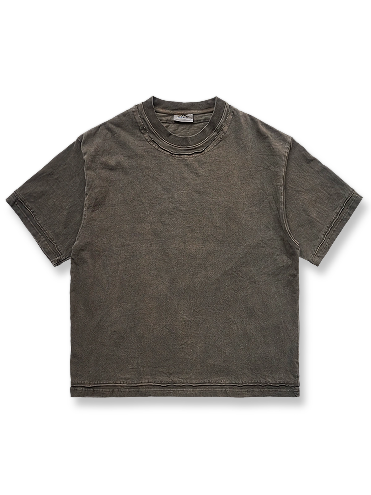 手工古法植物染半袖Tシャツ全貌