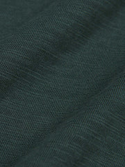 ロングコットンスラブベースボールレトロリンガーTシャツ