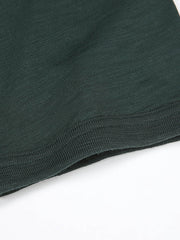 ロングコットンスラブベースボールレトロリンガーTシャツ