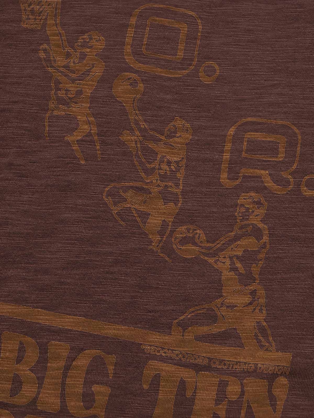 ヴィンテージラグランスリーブ配色半袖Tシャツの織りのディテール