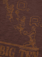 ヴィンテージラグランスリーブ配色半袖Tシャツの織りのディテール