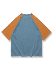 ヴィンテージラグランスリーブ配色半袖Tシャツの全体像