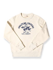 「U.S.NAVY VF-31」 ヘビーウェイトスウェット