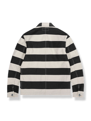 16oz キャンバス ストライプジャケット