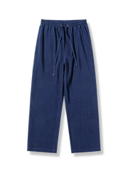 蓝染めワイドデニムパンツ