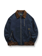 カラーブロックワークジャケット