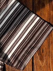 ボートオールロゴ刺繍 ストライプTシャツ