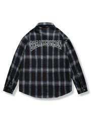 カジュアル長袖チェックシャツ