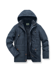 裏ボア ドローコード付き 中綿ジャケット