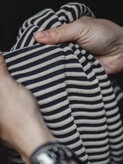 立体織り ストライプ マリンカラーTシャツ