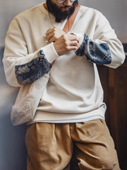 ヴィンテージBOROパッチワークスウェット