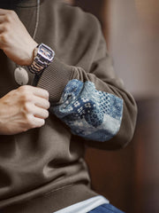 ヴィンテージBOROパッチワークスウェット