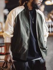 ヴィンテージカラーブロックMA-1フライトジャケット