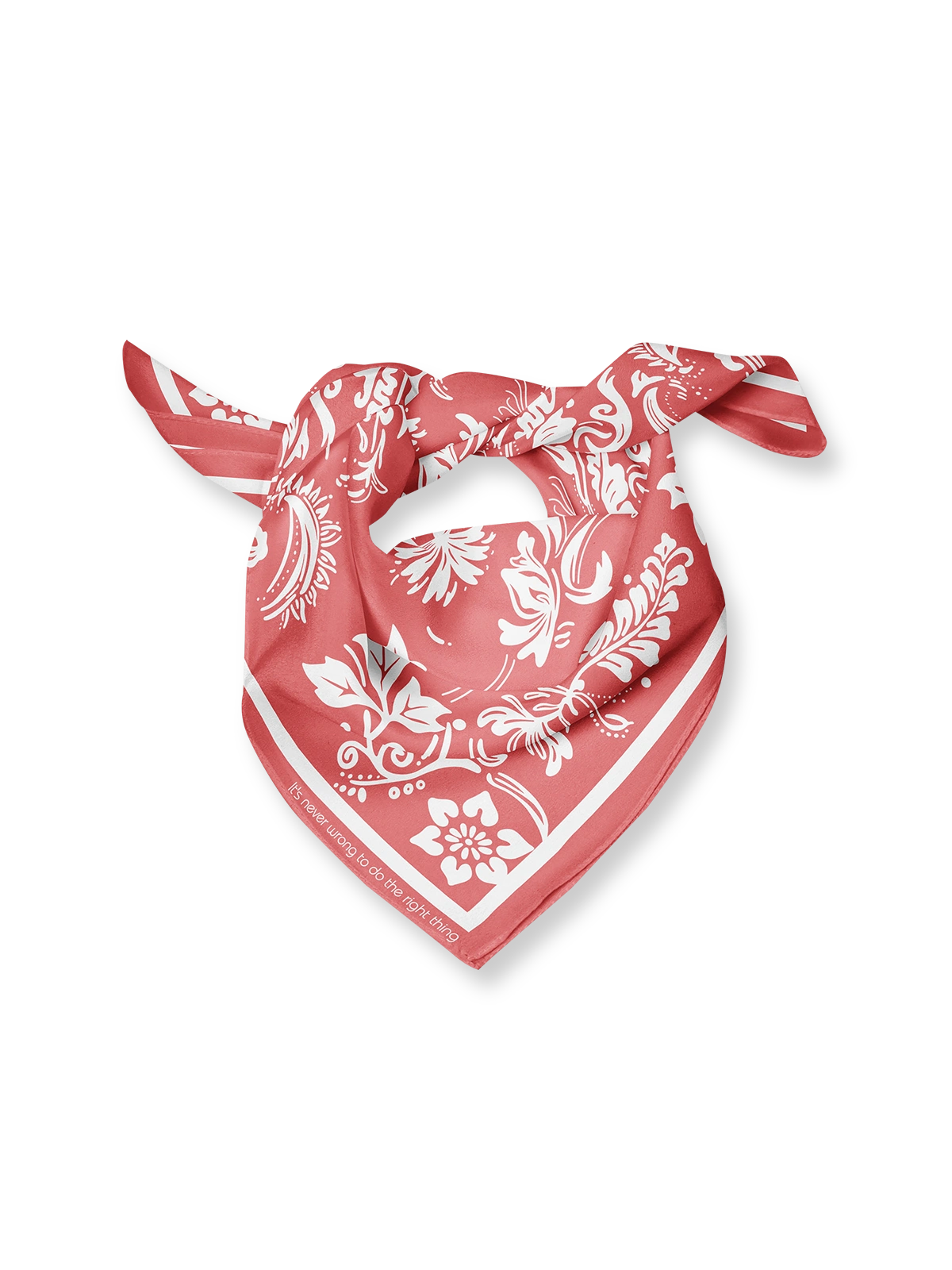 ヴィンテージペイズリー柄バンダナの全体像