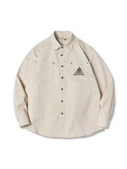 【再入荷】アメリカンインディアン×トーテム刺繍 レトロ長袖シャツ