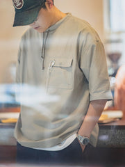 機能 カラビナリング付き Tシャツ