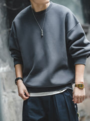 ドロップショルダー スキューバニットスウェット