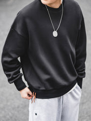 ドロップショルダー スキューバニットスウェット