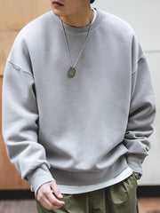 ドロップショルダー スキューバニットスウェット