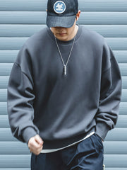 ドロップショルダー スキューバニットスウェット