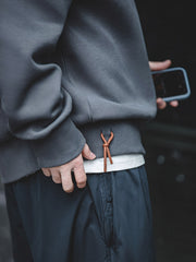 ドロップショルダー スキューバニットスウェット