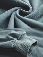 ベロア切り替え ピュア長袖スウェット