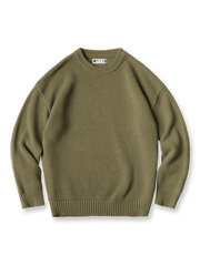 ヘビーウェイト パイル編み セーター