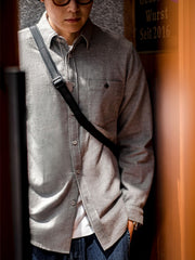 微起毛 フランネル ワークシャツ