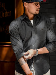 微起毛 フランネル ワークシャツ