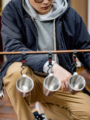 ネイビーフード付き 中綿ジャケット