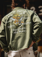 飛虎柄 A-2 フライトジャケット