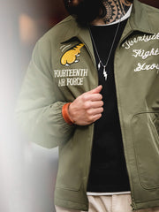 飛虎柄 A-2 フライトジャケット